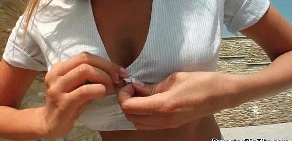  Veronica de Souza rubs her pussy and masturbates with a large dildo 01